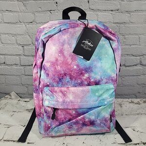 Abshoo Backpack Womens Girls Book Bag Pink Galaxy Standard School Travel NEW NWT